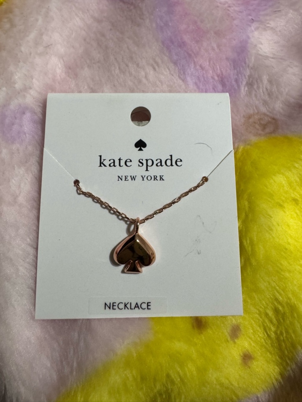 kate spade Rose Gold Everyday Spade Pendant Necklace